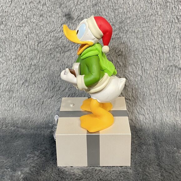 Disney Hallmark Holiday Donald Duck Music Box Wireless Motion Tested Working - Picture 2 of 6